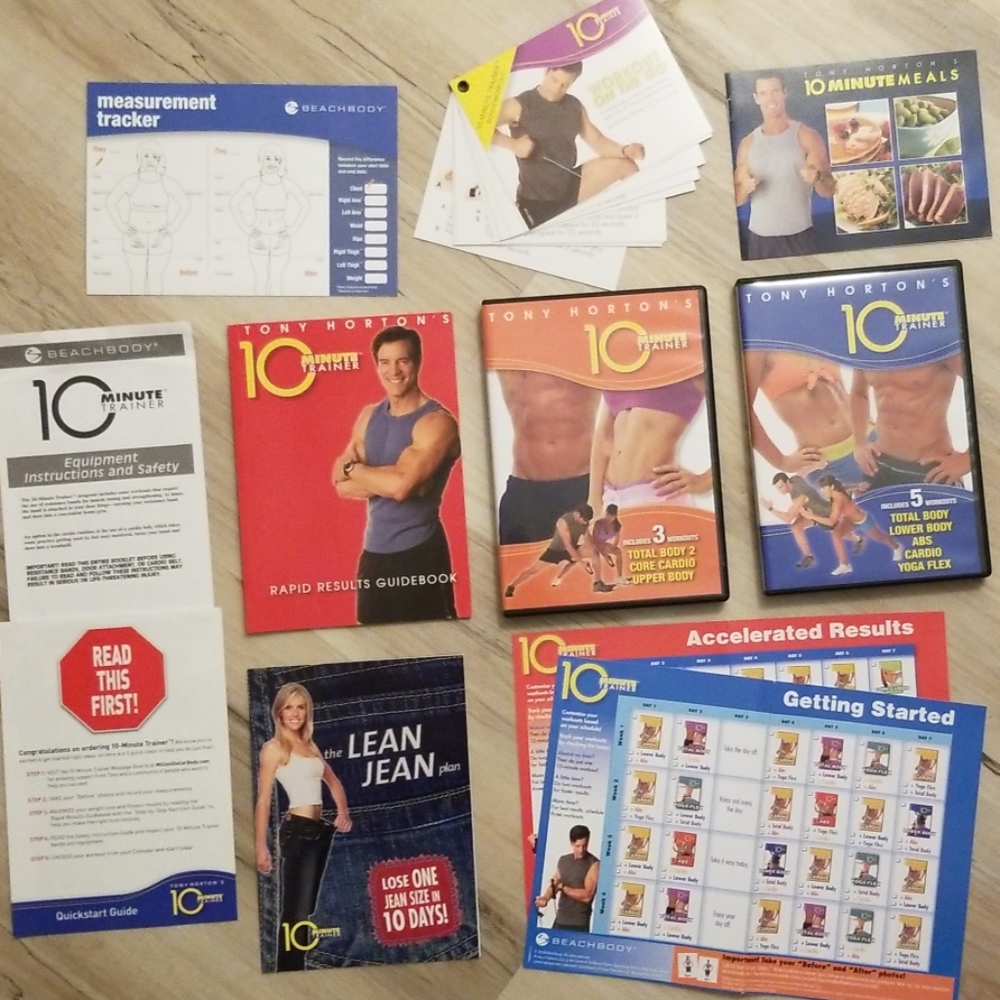 10 Minute Trainer - 8 workouts on 3 DVDs